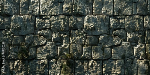 A weathered stone texture, reminiscent of ancient walls or the vast, sun-scorched ruins, providing a rugged and historical backdrop created with Generative AI Technology