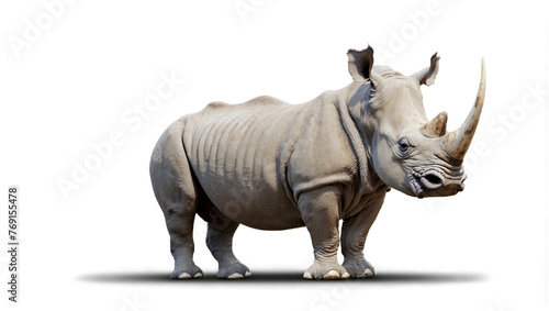 Rhinoceros no background, transparent 