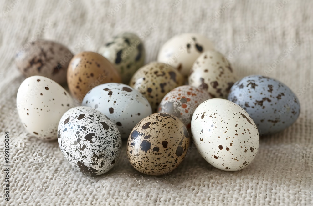 Tiny Speckled quial Eggs