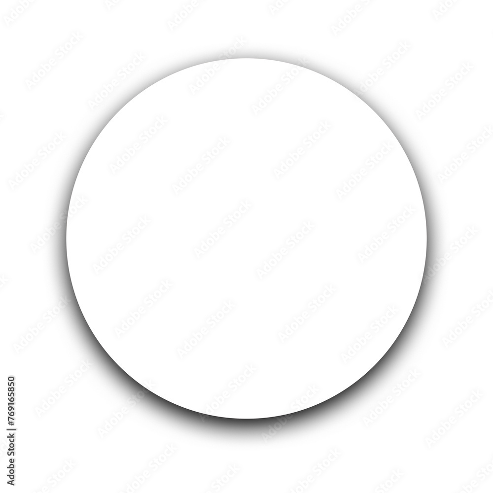 Realistic circle shadow effect for design Realistic circle shadow effect for design