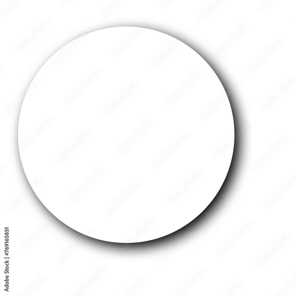 Realistic circle shadow effect for design Realistic circle shadow effect for design