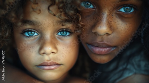 portrait of a beautiful children