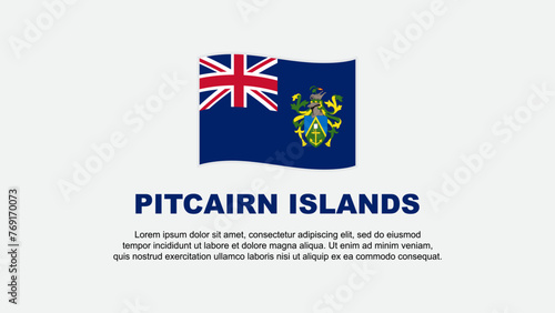 Free Download Pitcairn Islands Flag Abstract Background Design Template. Pitcairn Islands Independence Day Banner Social Media Vector Illustration. Pitcairn Islands Background - GFXLoad
