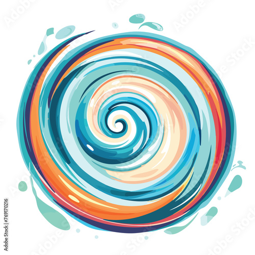 Vortex and spiral icon vector illustration design c