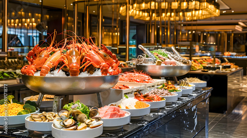 Seafood Buffet at Shanghai Guoman Hotel Korea photo