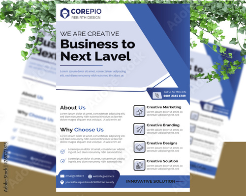 Corporate Professional Modern Company Flyer Design- Flyer Template