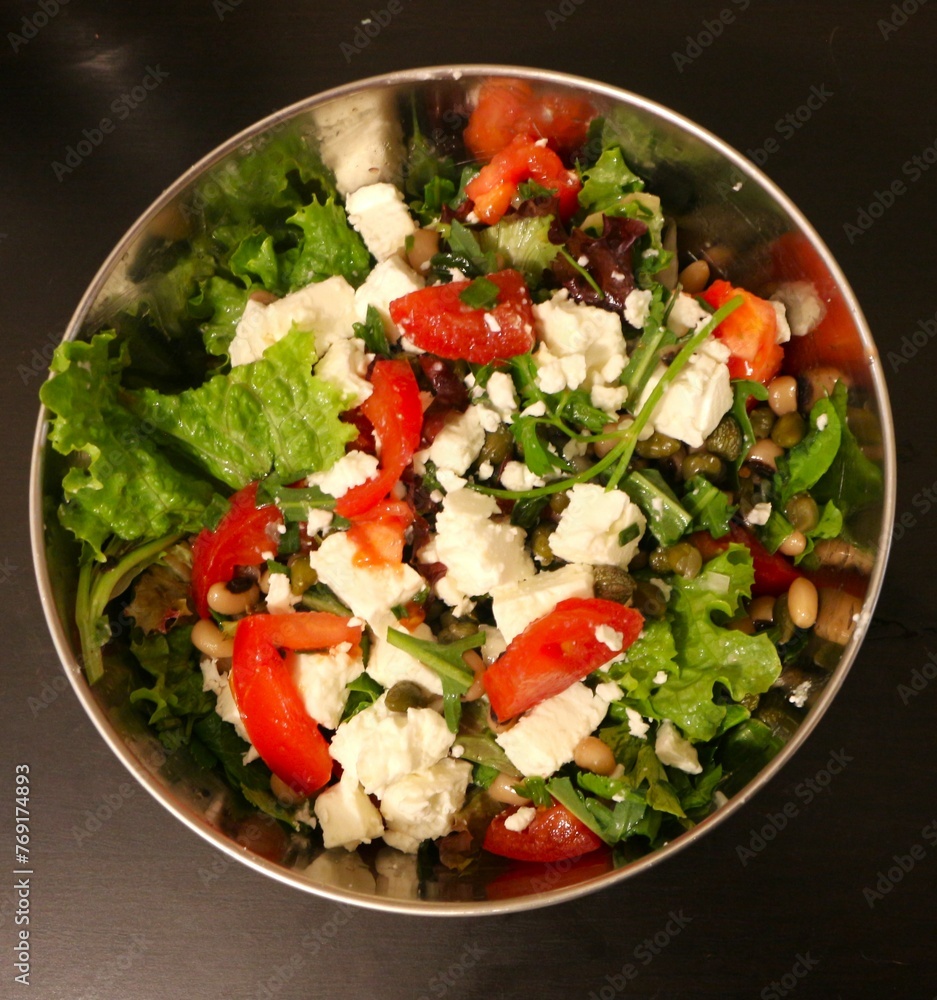 Greek Style Salad with Feta: A Nutrient-Packed Delight for Health-Conscious Dieters