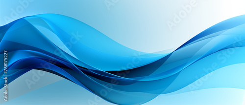 Modern Abstract Blue Swirling Waves Background for Creative Projects