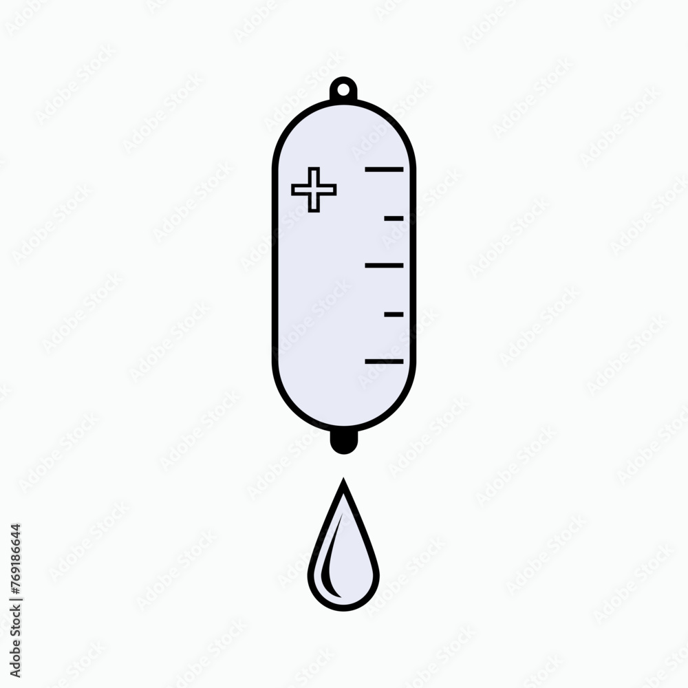 Infuse Icon. Iv, Intravenous Symbol - Vector Logo Template. Infuse Icon. Iv, Intravenous Symbol - Vector Logo Template.