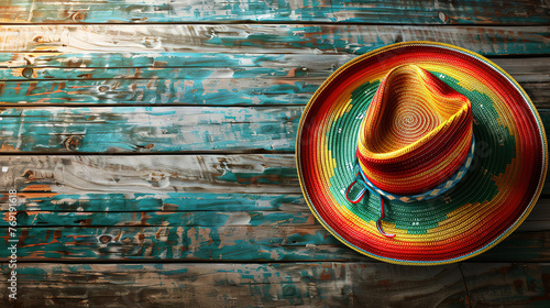 Amazing Cinco de mayo holiday with copy space for text photo