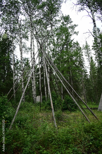 Tipi Structures - In Nature - Canadian History