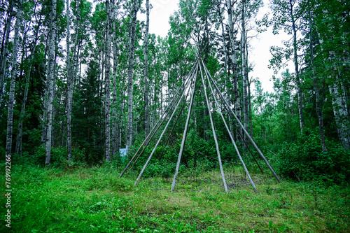 Tipi Structures - In Nature - Canadian History