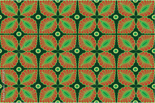 The Kembang Kates Batik motif and its development is a very exclusive motif. Suitable for various functions. Vector EPS 10