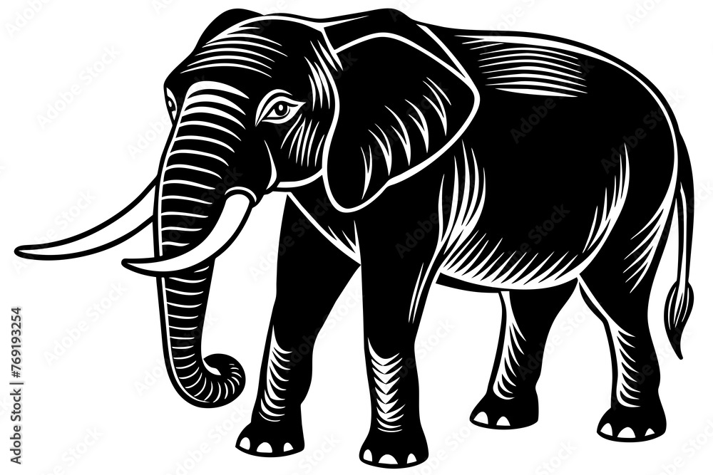 elephant silhouette vector illustration elephant silhouette vector illustration