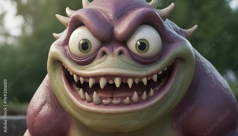 Laughing Purple Monster Outdoors Laughing Purple Monster Outdoors