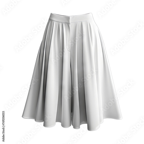 Culottes isolated on transparent png background. Generative ai