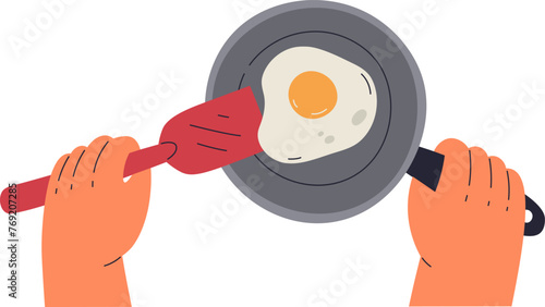 Frying Egg Process