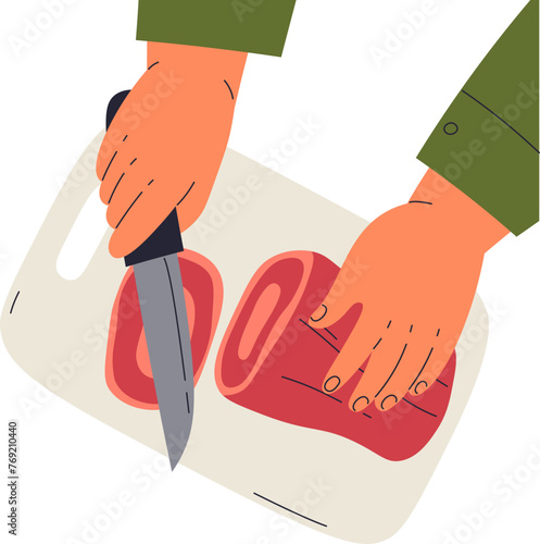 Bacon Cutting Process