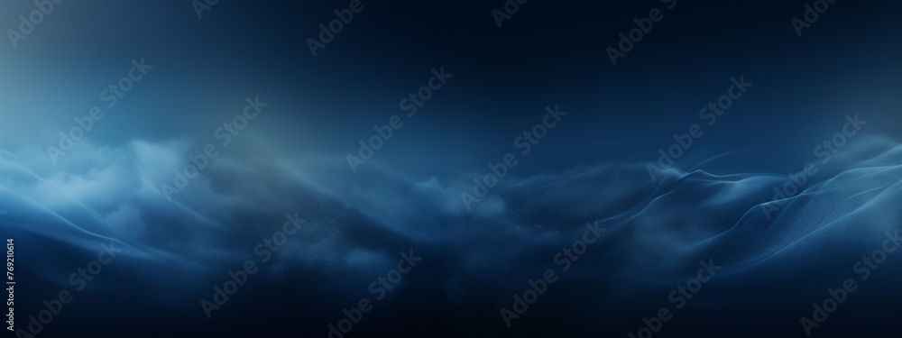 Blue Abstract Smoke Design on Dark Background Illustration Blue Abstract Smoke Design on Dark Background Illustration
