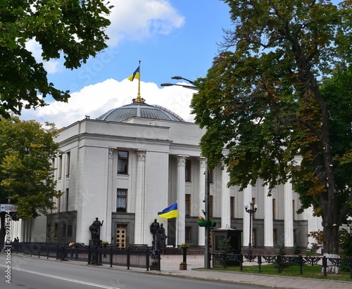 Image of the Verkhovna Rada of Ukraine, also known simply as the Rada, is the unicameral parliament of Ukraine photo
