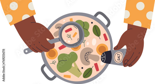 Soup Cooking Process