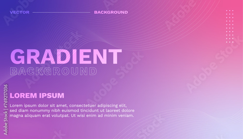 Gradient simple colorful backgroundtemplate photo