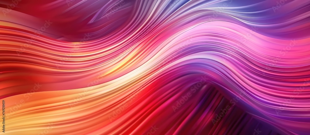 Obraz premium Abstract creative background with curved lines. 