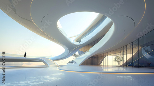 Modern architecture, abstract building concept © Alin