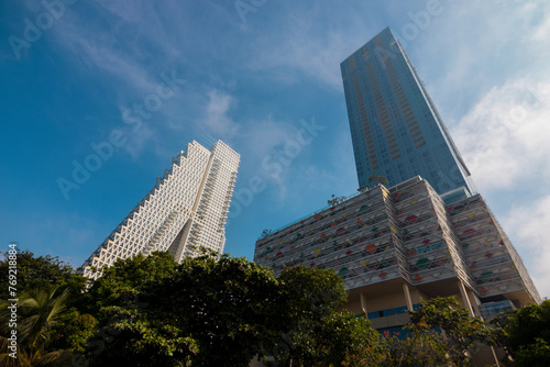 The views on the city of Colombo, Sri Lanka