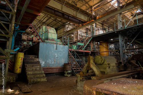 Abandoned sugar factory in Sri Lanka