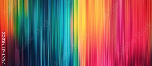 Colorful vertical lines background   Abstract vibrant rainbow pattern   Vintage for media advertising banner or fashion design concept