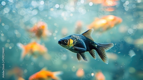 Lonely Fish in a Sea of Diversity: A Conceptual Image of Racism and Isolation
