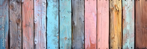 wood background or texture with planks pastel colored 