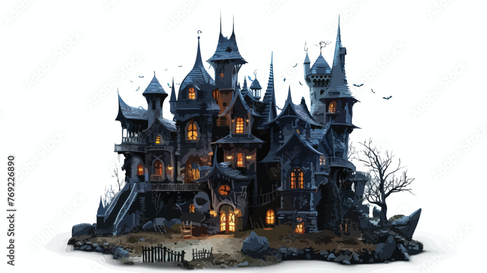 A haunted fantasy castle