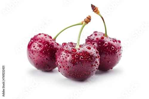 Cherry isolated on white background