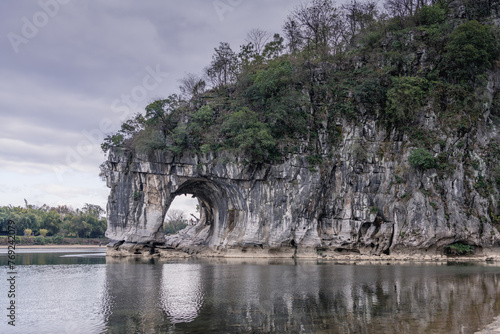 The famous Elephant Hill Park in Guilin, Guangxi Provence, China