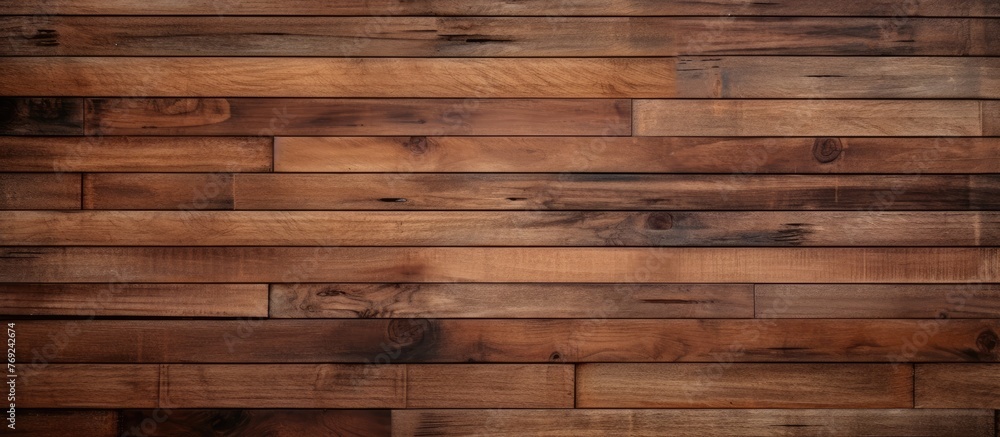 A close-up view of a sturdy wooden wall made up of multiple planks, showcasing a rustic and natural texture A close-up view of a sturdy wooden wall made up of multiple planks, showcasing a rustic and natural texture