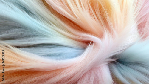 Pastel color feather texture abstract background