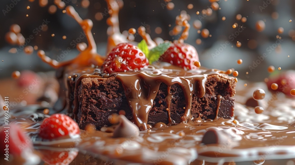 Decadent chocolate brownies, moist and fudgy with a crackly top. Rich cocoa flavor with melty chocolate chunks, a true indulgence.
Decadent chocolate brownies, moist and fudgy with a crackly top. Rich cocoa flavor with melty chocolate chunks, a true indulgence.