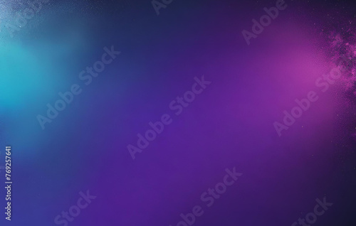 Dark blue black purple color gradient background grain 
