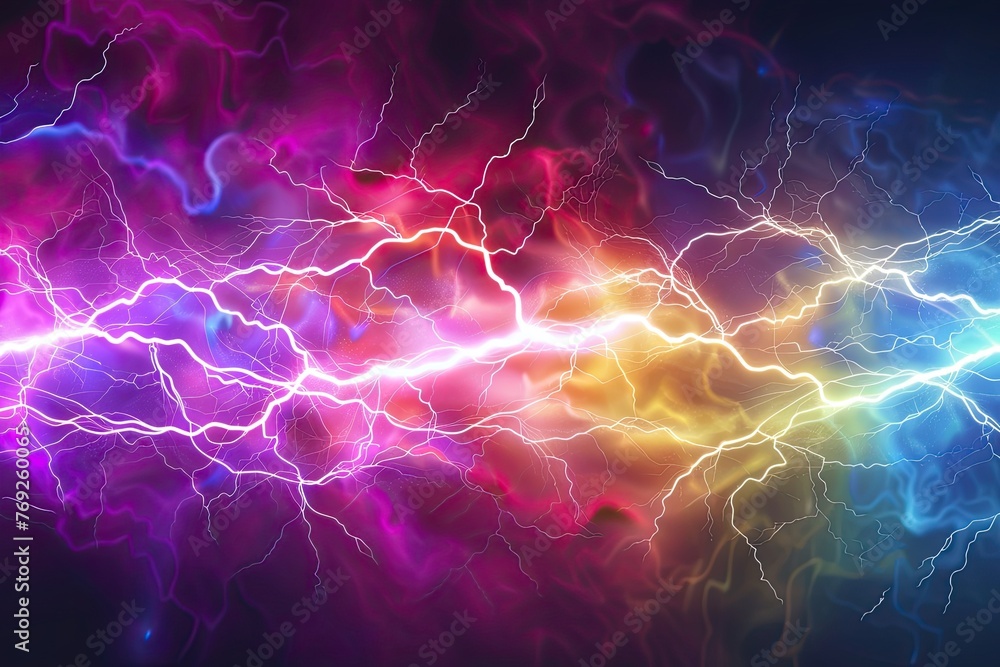 Abstract zap explosion dash line lightning bolt background pattern