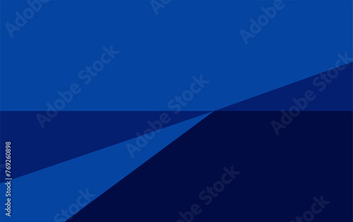 sleek navy blue background, seamlessly blending abstract elements, shadows, and gradients. This artistic banner, void of any human presence