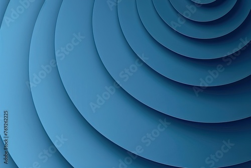 Paper layer circle blue abstract background. Curves and lines use for banner, cover, poster, wallpaper 