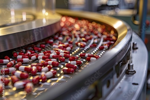 Sorting pharmaceutical capsules by a sorting machine on a production line