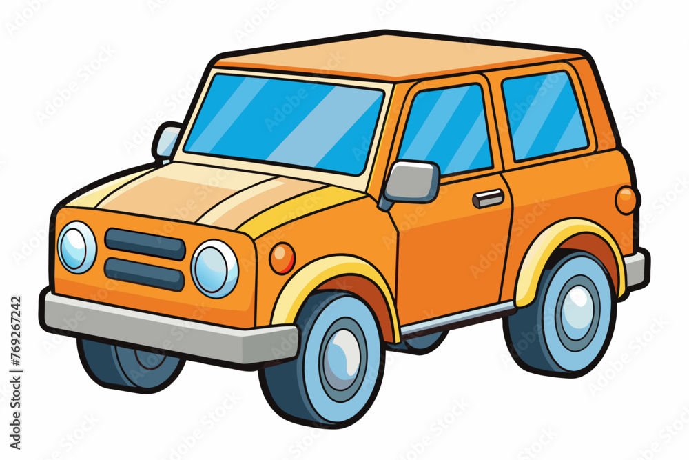 suv coupe car vector illustration suv coupe car vector illustration