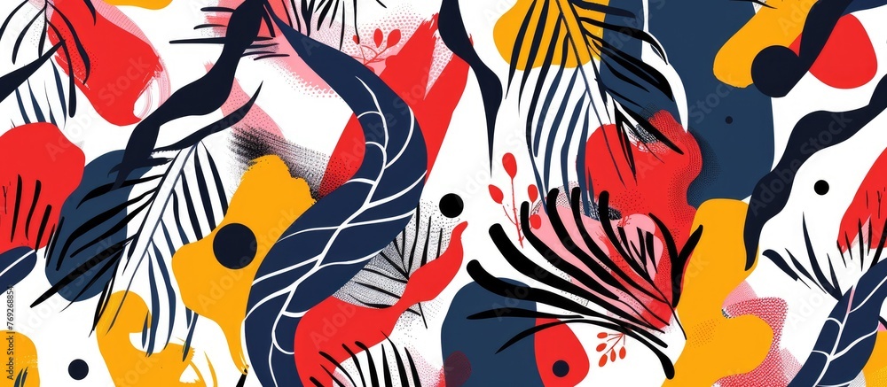 Abstract Seamless Pattern for Fashion Textiles Design Abstract Seamless Pattern for Fashion Textiles Design