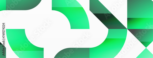 Geometric minimalism with triangles and circles. Blend of basic shapes creating serene, visually pleasing compositions. Wallpaper, banner, background, landing page, wall art, invitation, prints