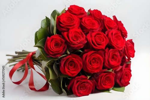 Eternal_Beauty_Red_Roses_Bouquet_on_a_Whi      