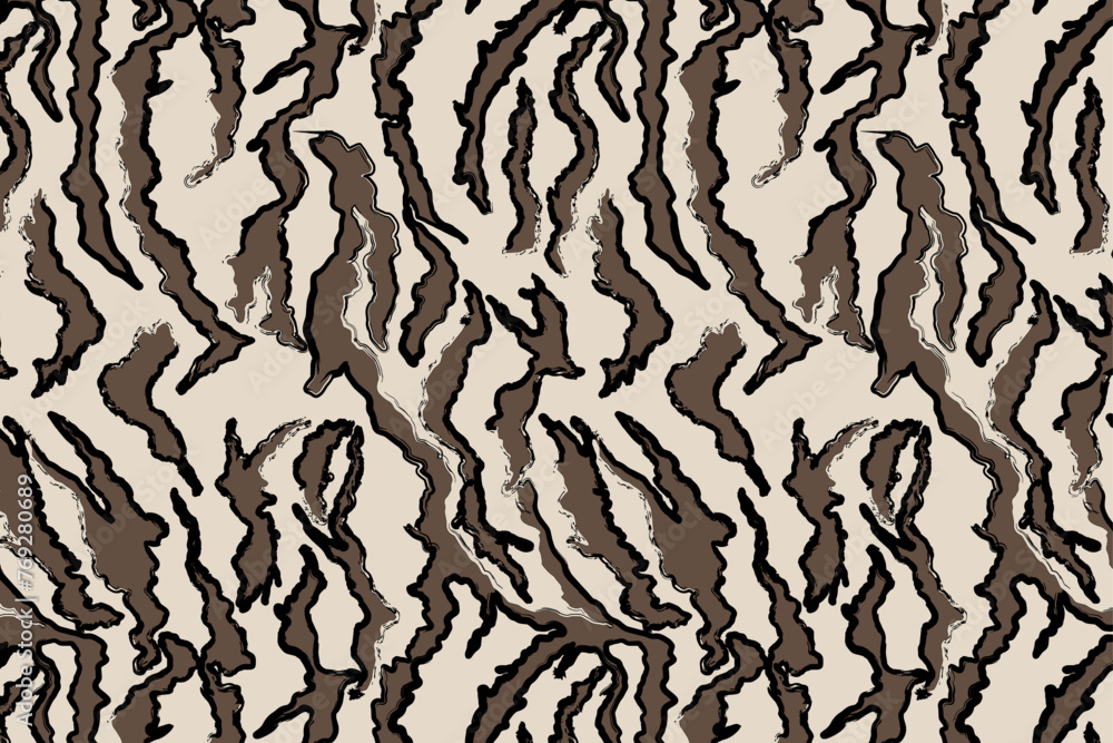 custom made wallpaper toronto digitalLeopard and zebra pattern design, illustration background, brown leopard and zebra design pattern. Textile print pattern.