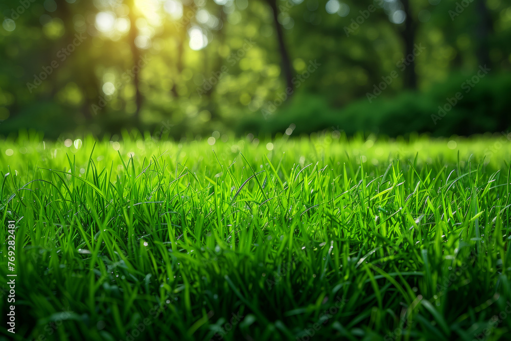 Lawn and forest Lawn and forest